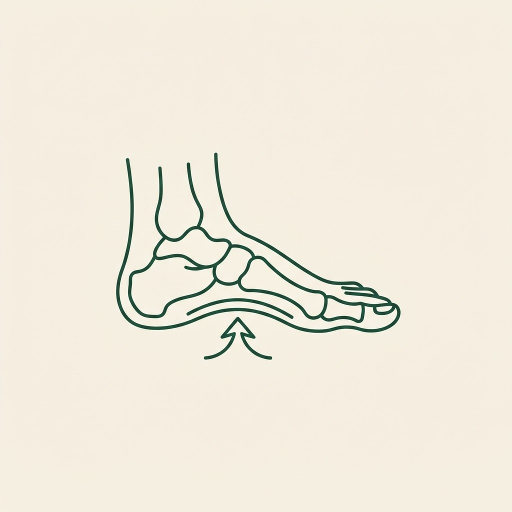 Arch Support foot health illustration
