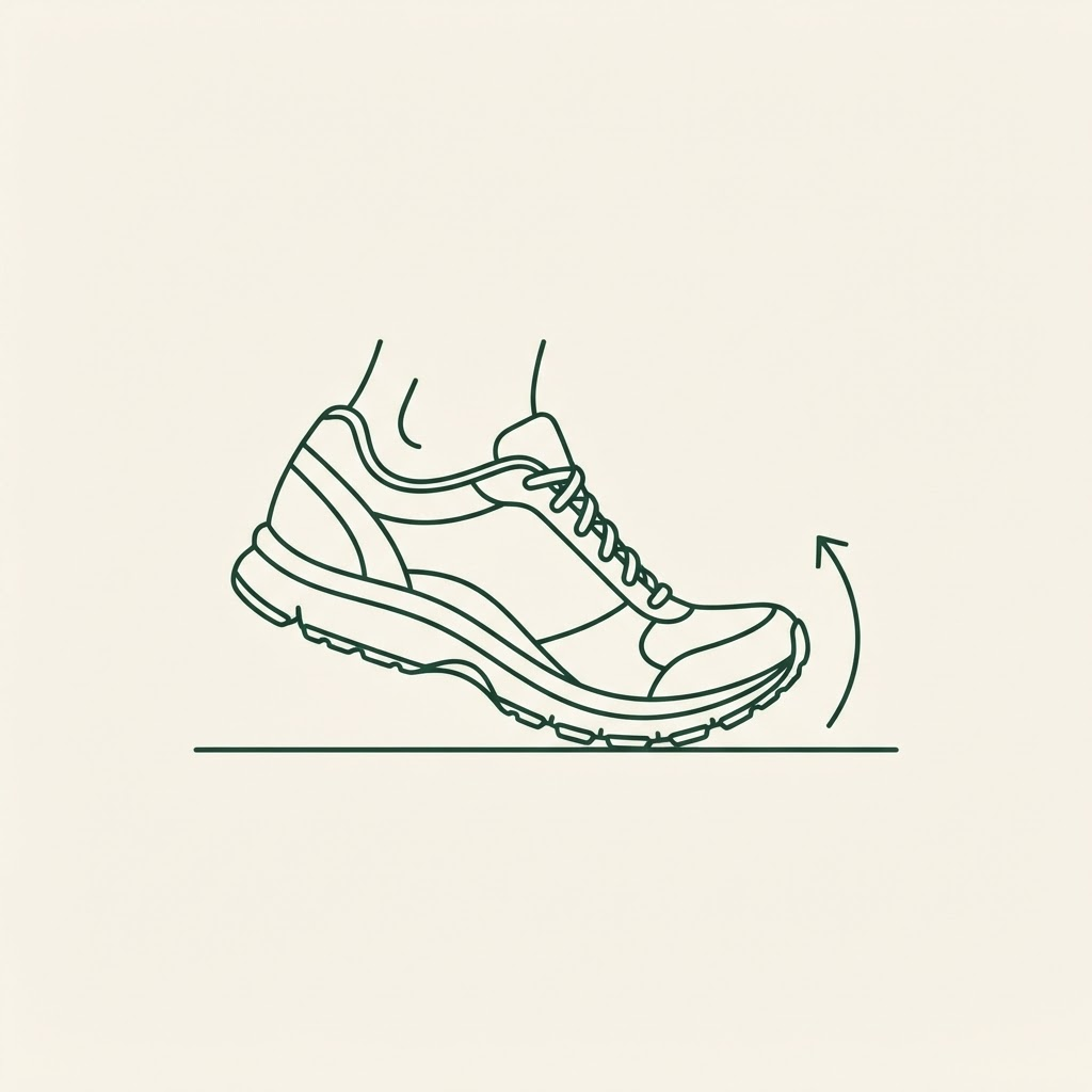 Flexible Forefoot shoe feature illustration